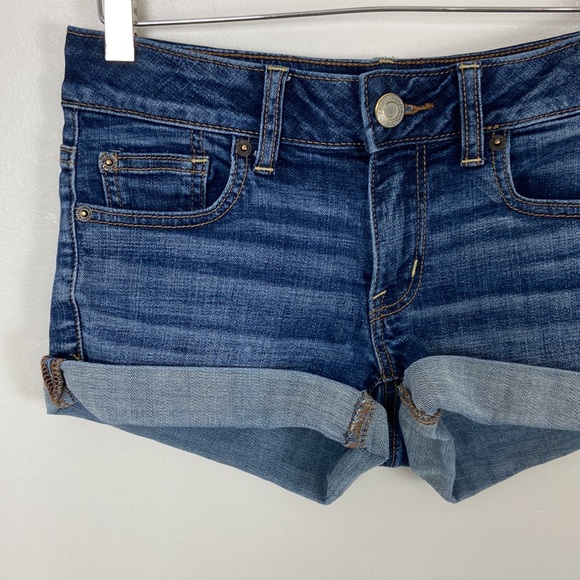 ✨3/$25✨ American Eagle Super Stretch Jean Shorts - 2 - Picture 2 of 8